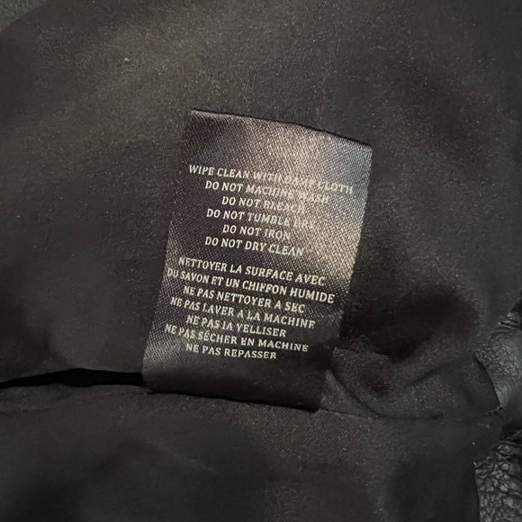 Blank NYC Black Embroidered Vegan Leather Moto Jacket - Picture 8 of 9